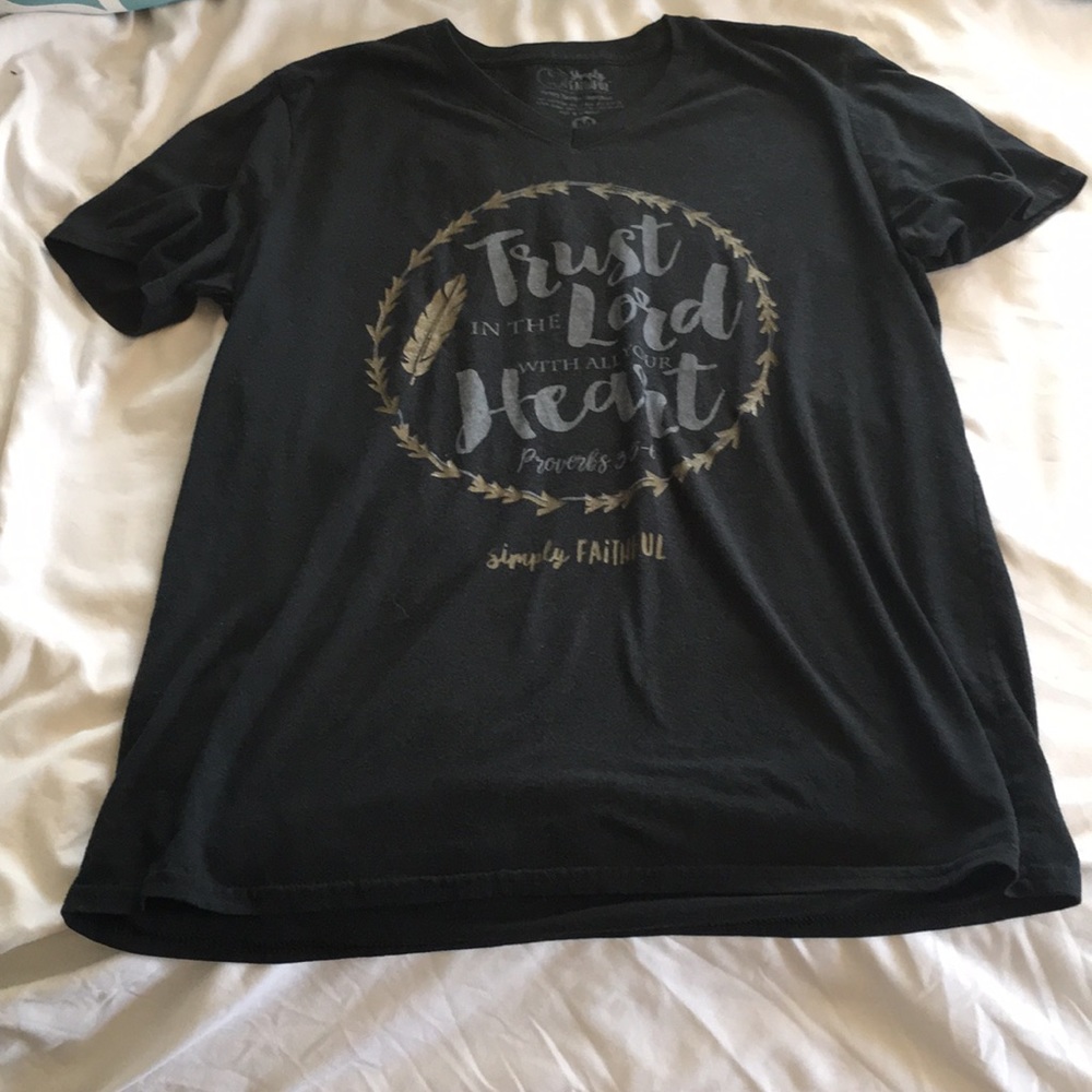S O L D.     SIMPLY SOUTHERN simply faithful top! - Picture 2 of 5